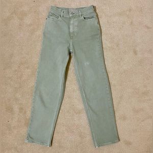 Everlane Sage Green Way High Jean